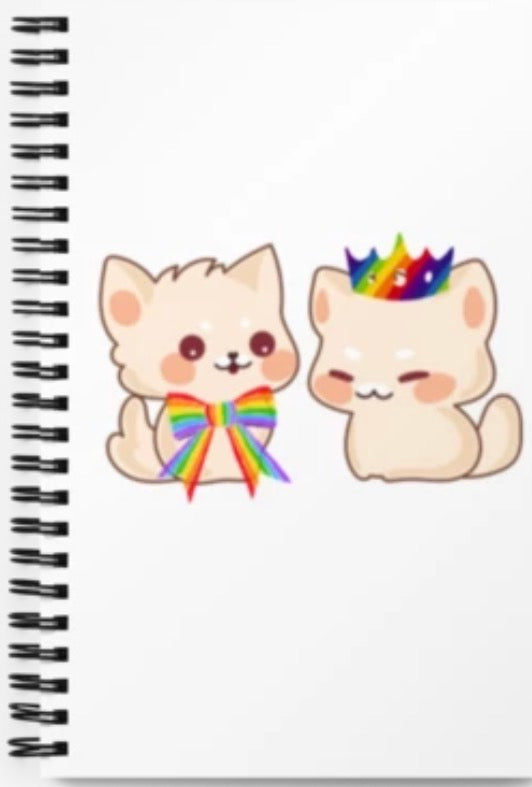 Pride Notebook - Celebrate with Pride Design