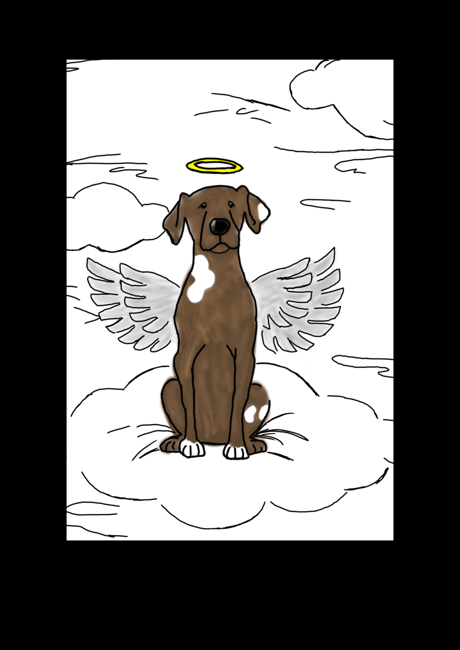 Angel Wing custom drawing