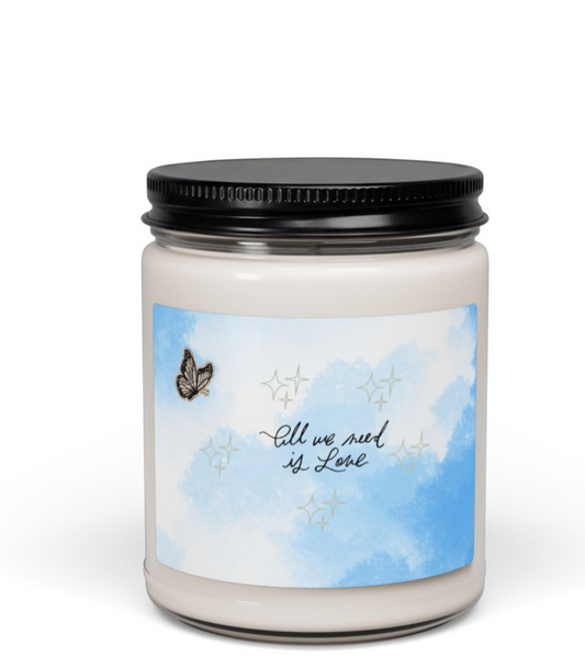 Candle designed to fill your space with soothing fragrance